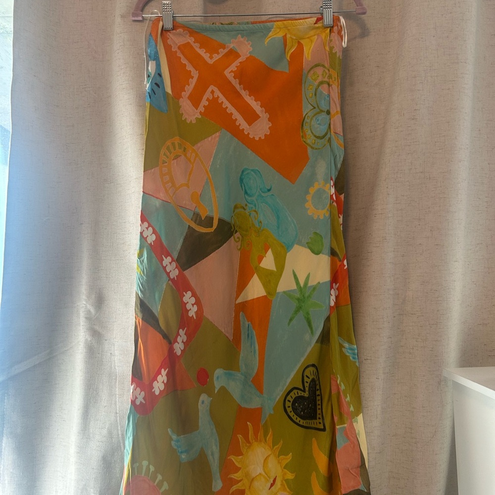 Never Fully Dressed Multicolor Patterned Skirt - image 2